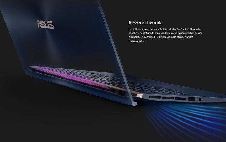 Actual product image ASUS ZenBook 15 UX533FD-A8079T (15.60", Intel Core i5-8265U, 8 GB, 256 GB)