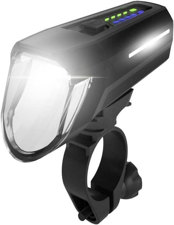 Image du produit Fischer Phare vélo avant 100 Lux LED rechargeable Noir (110 lm, 110 lm)