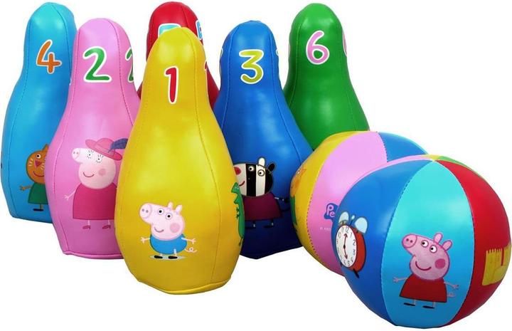 Productafbeelding Barbo Toys Peppa Pig Zachte Bowling Set
