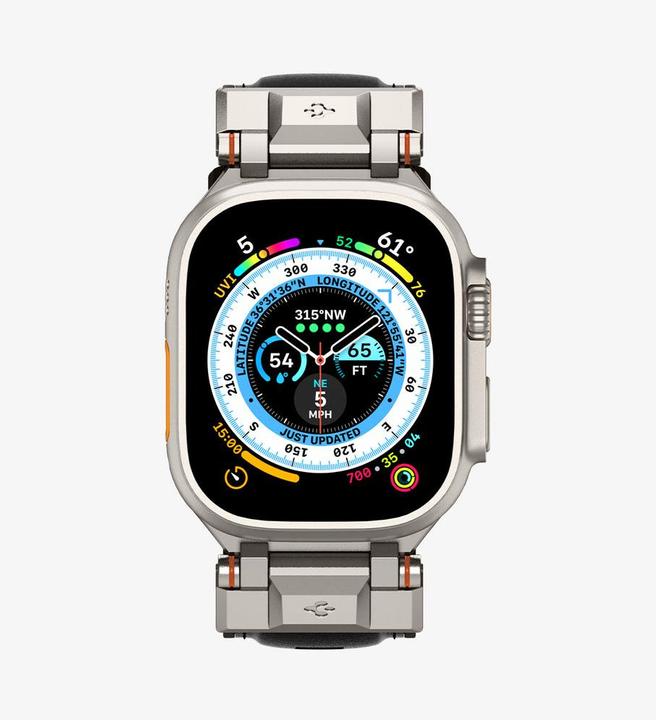 Actual product image Spigen DuraPro Armor PU Apple Watch (49mm) Band (Thermoplastic polyurethane (TPU), Polyurethane (PU))
