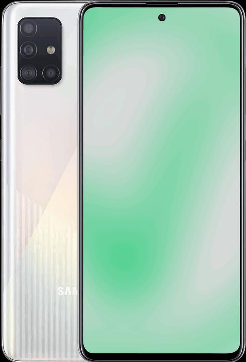 Produktbild Revendo Samsung Galaxy A51 Dual-SIM (512 GB, Prism Crush White, 6.50", 48 Mpx, Dual SIM, C / Gut)
