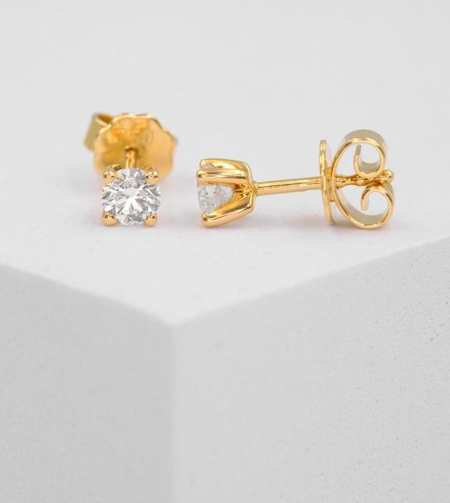 Image du produit Muau Boucles d'oreilles (750/18 K Or jaune)