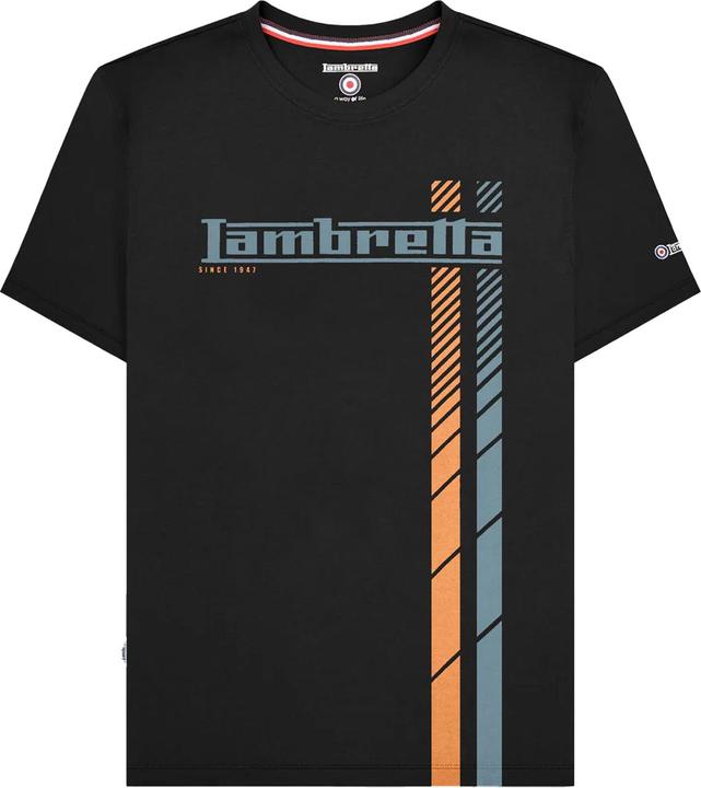 Immagine prodotto Lambretta SS25 Maglietta Grande e Alto Striscia Da Corsa Uomo (4XL)