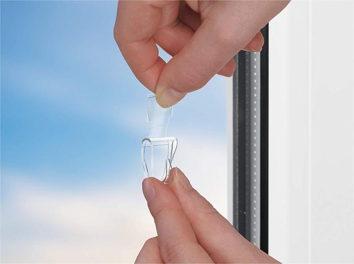 Actual product image tesa Powerstrips Transparent Decorative Hooks SMALL