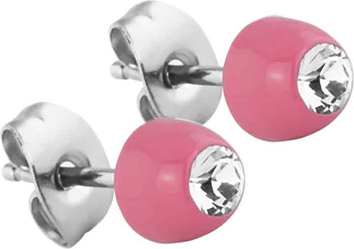 Immagine prodotto Star Piercing Orecchini a perno rosa con cristallo Swarovski argento (senza ottone)