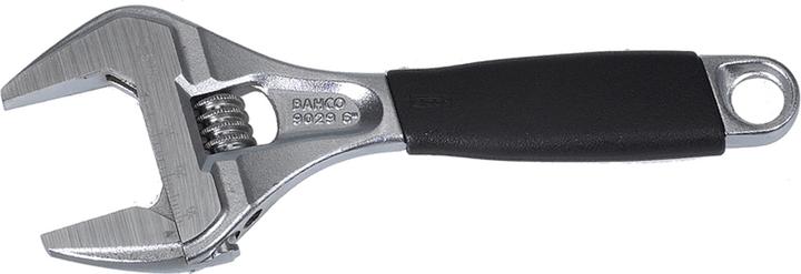 Image du produit Bahco Clé à molette ERGO 32 mm à ouverture extra-large, écrou central et poignée en caoutchouc, chromée (32 mm)