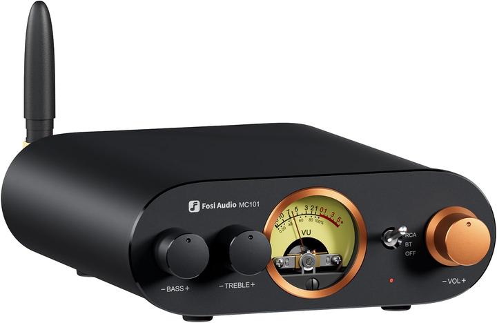 Fosi Audio MC101, 2.0 Kanal Audioverstärker mit Bluetooth (Verstärker)