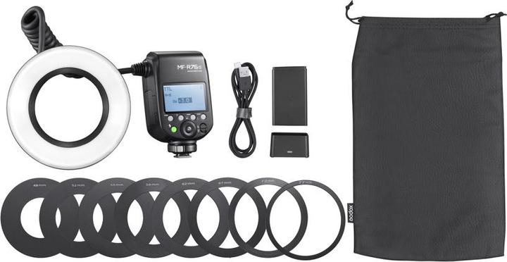 Actual product image Godox MF R76S TTL Macro Ring Flash (Plug-on flash, Sony)