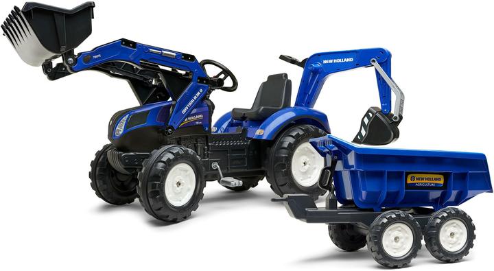 Falk Toys New Holland Traktor + Anh. XL