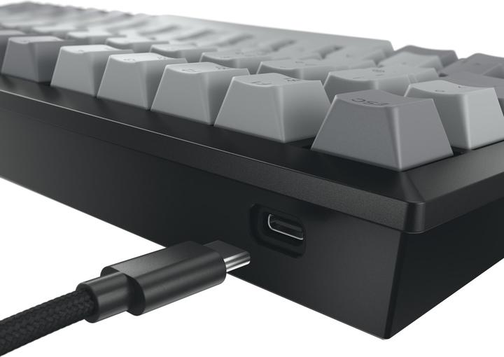 Produktbild CHERRY TAS Keyboard wireless MX 2A silent red LT DE SChwarz (DE, Kabellos, Kabelgebunden)