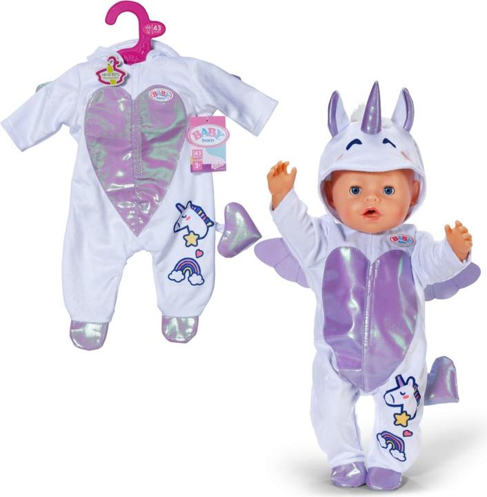 Produktbild Zapf Creation BABY born Einhornanzug 43cm