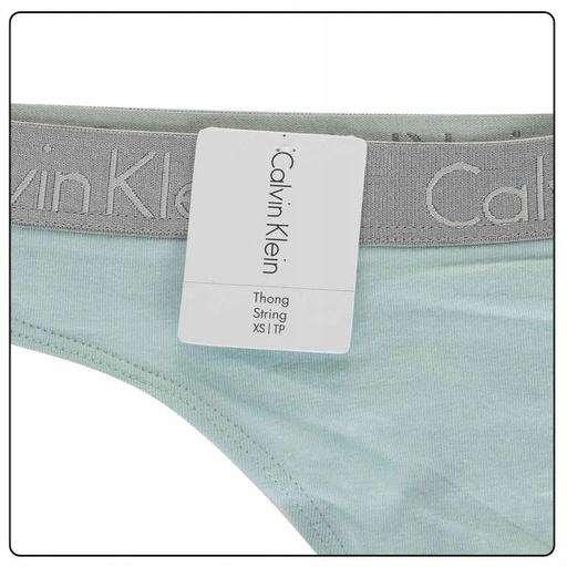 Produktbild MGA Damen-Tanga-Höschen aus Baumwolle Calvin Klein Unterwäsche S Grün (S)