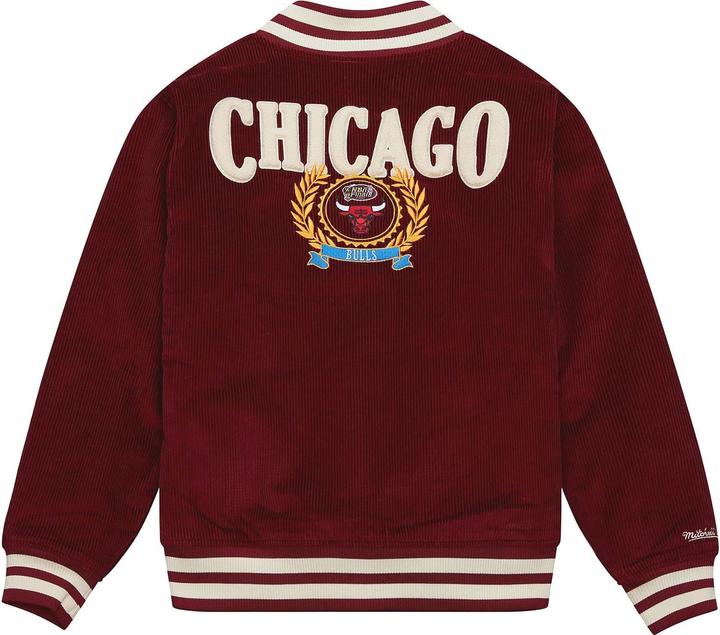 Produktbild Mitchell & Ness M&N Varsity Kord Sherpa College Jacke - Chicago Bulls - XL (XL)