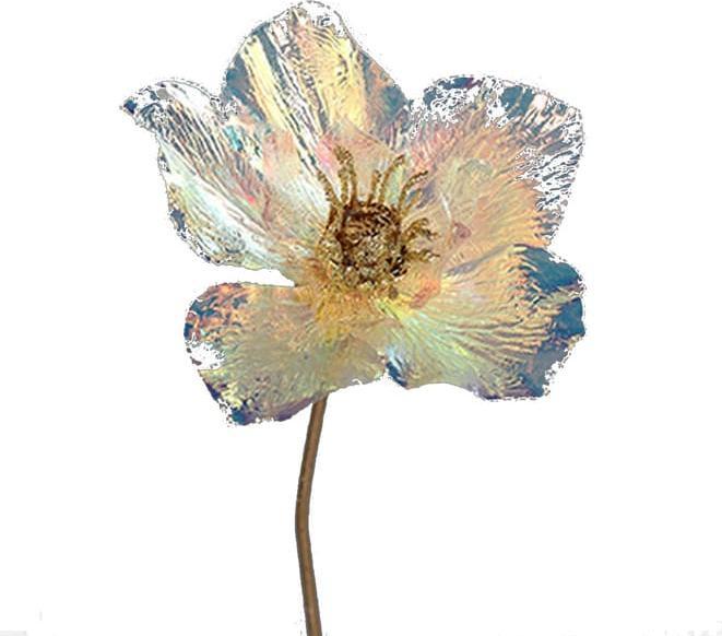 Immagine prodotto DPI Fiore artificiale - Rosa di Natale - oro - circa 30 cm