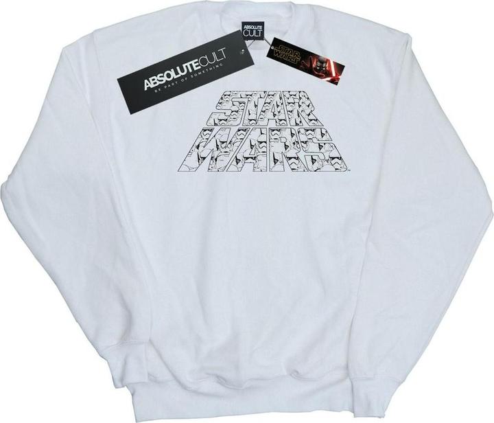 Star Wars The Rise Of Skywalker Trooper Filled Logo Sweatshirt
