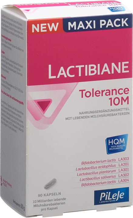 Actual product image Lactibiane Tolerance 10M Caps (90 Piece, Capsules, 90 g)