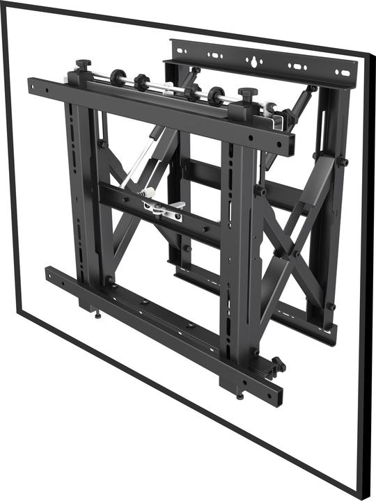 Actual product image equip Pro - clamp for flat screen - steel - black - screen size: 48-140 cm (Wall, 55", 50 kg)