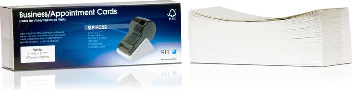 Actual product image Seiko Visiting visitor cards