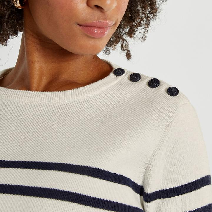 Produktbild La Redoute Collections Matrosenpullover aus Bio-Baumwolle (L)
