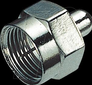 Actual product image Axing Terminating resistor CFA 11-00 75 Ohm, F-connector, DC (90 dB, Antenna cable)