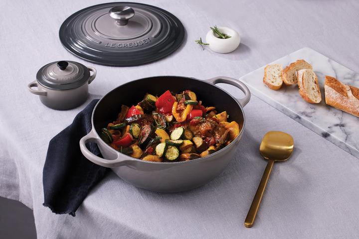 Image du produit Le Creuset Cocotte LA MARMITE SIGNATURE gris foncé (Cocotte + faitout, Fonte, Émail)