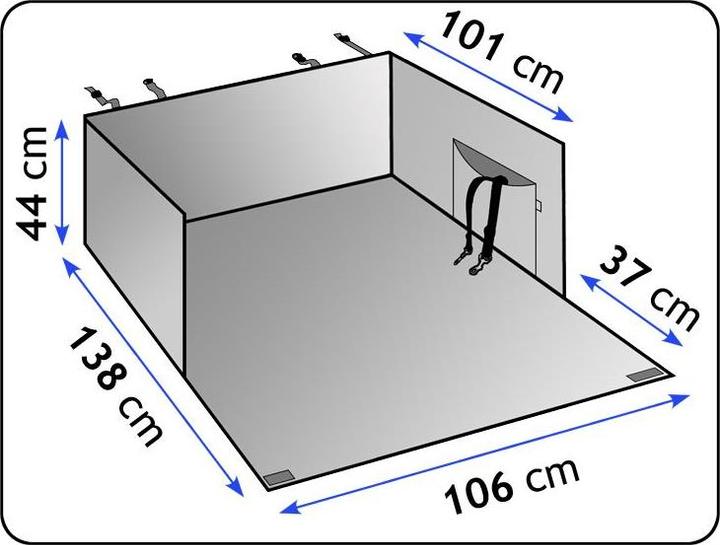 Actual product image Sixtol Transport cover for one dog in the DEXTER case (Dog)