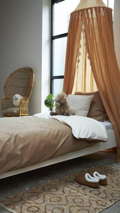 Produktbild Meyco Home Bettwäsche 200x200/220 Uni taupe/offwhite
