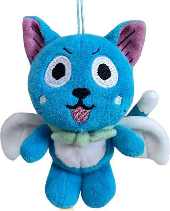 Produktbild Sakami Fairy Tail Plüschfigur mit Schlüsselanhänger Happy 10 cm