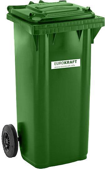 Produktbild eurokraft pro Grossmülltonne aus Kunststoff, nach DIN EN 840 (120 l)
