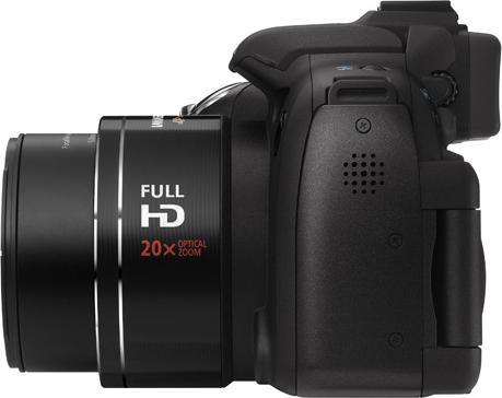 Canon PowerShot SX1 IS, 10 Mpixel, 20 x Zoom, schwarz (1/2,3'')