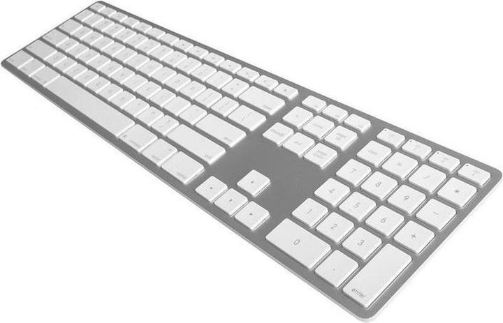 Produktbild Matias Wireless Keyboard US QWERTY für MacBook Silver (FK418BTS) (Eng. Int., Kabellos)