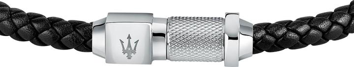 Image du produit Maserati Bracelet en cuir (22 cm, Acier inoxydable, Cuir, Recyclé)