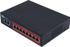 Actual product image Netis STONET P110GC 10 Gigabit port PoE Switch,8*POE