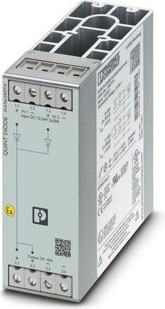 Actual product image Phoenix Contact Quint4 Diode, 12-24 V DC, 2x20 or 1x40 A