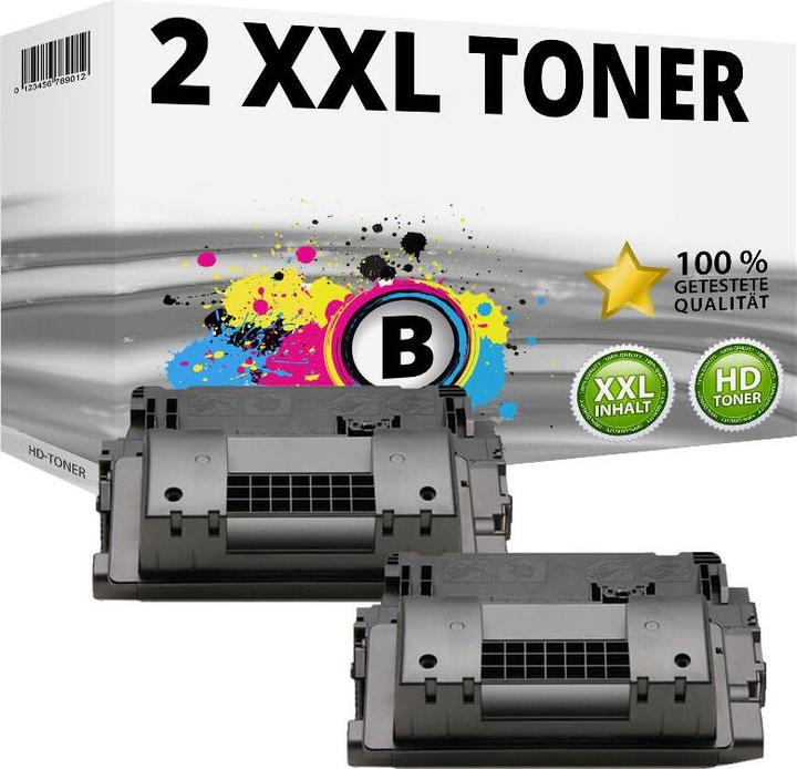 Image du produit Druckfuxx 2x TONER PATRONEN 64X für HP LaserJet P4015 DN P4015 TN P4515 N P4515