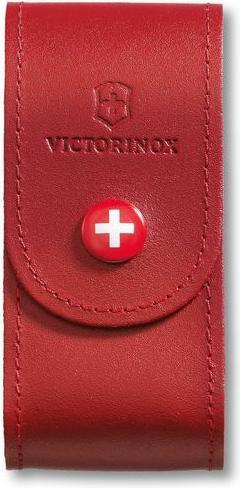 Victorinox Belt pouch, red leather