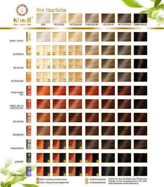 Produktbild Khadi Pflanzenhaarfarbe (Dunkelbraun)
