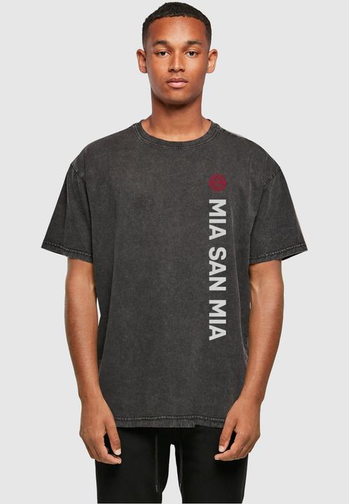 Actual product image FC Bayern München MSM Logo Acid Washed Heavy Oversize Tee - 117373 (L)