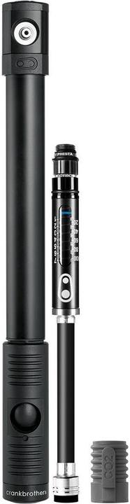 Actual product image Crankbrothers Klic HP CO2 pump incl. frame holder analogue pressure gauge