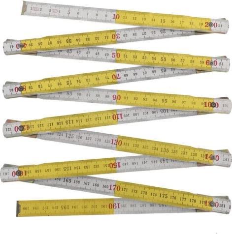 Produktbild Benson Faltlineal 2 Meter Holz Holzstab