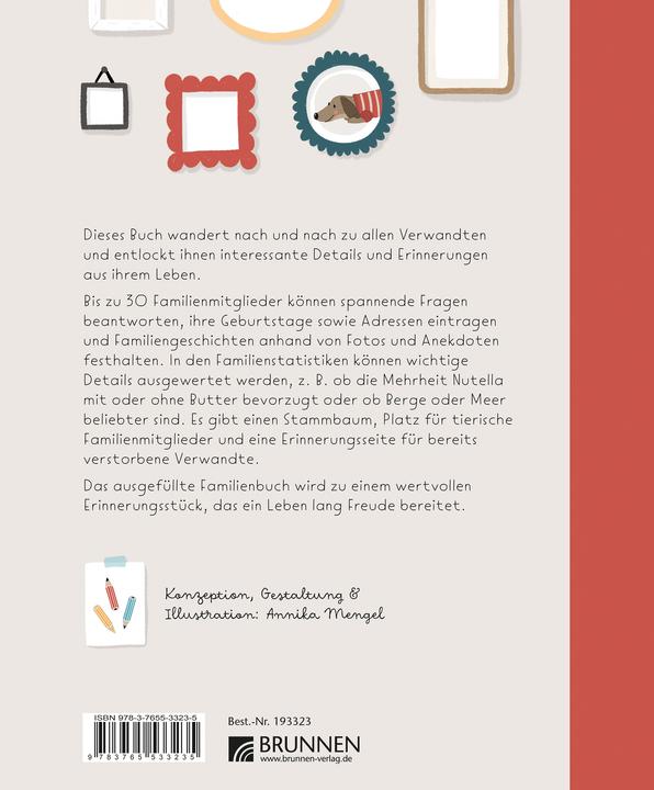 Produktbild Meine Familie in einem Buch (Deutsch, Annika Mengel, 2024)