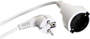 Immagine prodotto Value Cavo di estensione del contatto di protezione, 230VAC, bianco, 5,0 m (5 m, CEE 7/3)