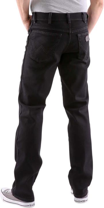 Actual product image Wrangler Texas Stretch Jeans black overdye (44)