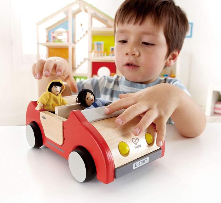 Actual product image Hape family car