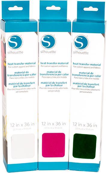 Actual product image Silhouette Flocked heat transfer