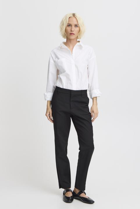 Actual product image Pulz Jeans Pulz - PZBINDY HW Pant - Trousers - 50206891 (34)