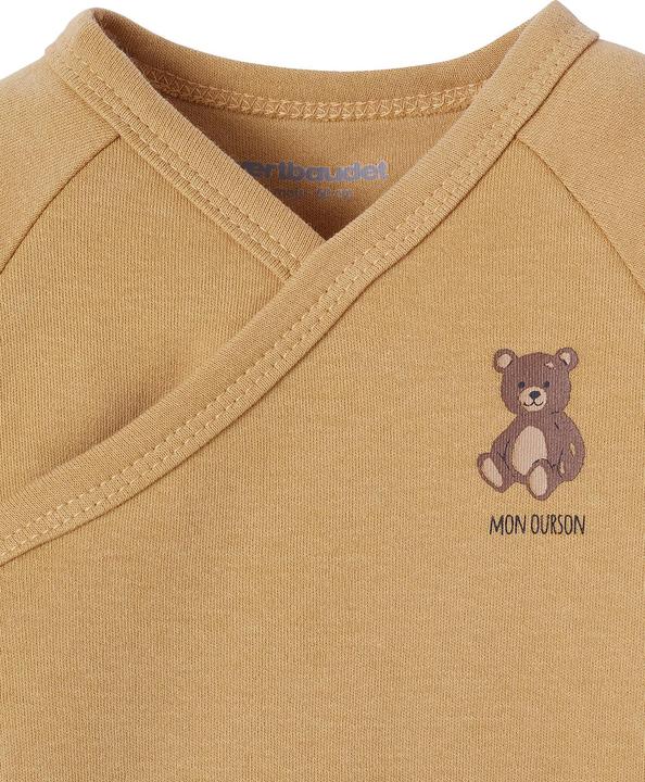 Actual product image Vertbaudet Bio-Kollektion: Baby-Set für Neugeborene, Bärenmotiv, 3 Teile (80)