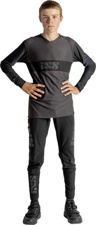 Image du produit iXS Maillot manches longues Trigger EVO Kids - Anthracite-Black (S)