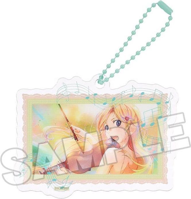 Actual product image Good Smile Company Your Lie in April Acrylic Keyring Anime Scene C 8 cm