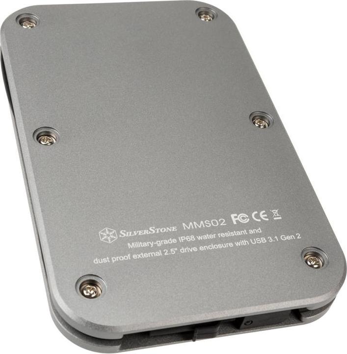 Actual product image Silverstone Mammoth Series MMS02 - Storage Enclosure - 2.5" (6.4 cm) (2.5")